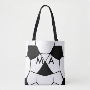 Tote Bag Simple monogramme ajouter votre nom lettre man min