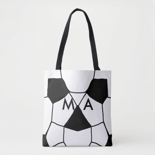 Tote Bag Simple monogramme ajouter votre nom lettre man min (Devant)