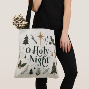 Tote Bag Simple Noël O Holy Night