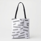 Tote Bag simple personnalisé bleu violet noir feuilles ajou (Devant)