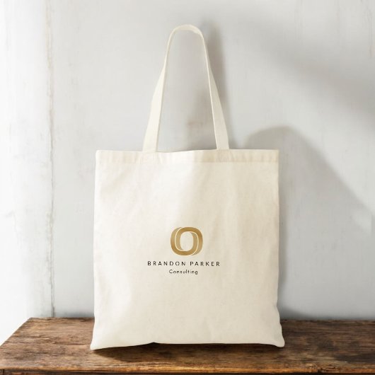 Tote Bag Simple professionnel Gold logo entrepreneur
