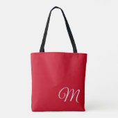 Tote Bag Simple Rouge (Dos)