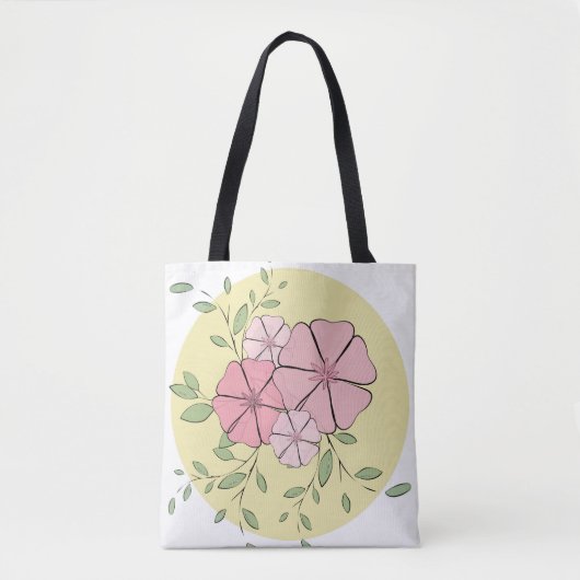 Tote Bag Simplement floral (Devant)