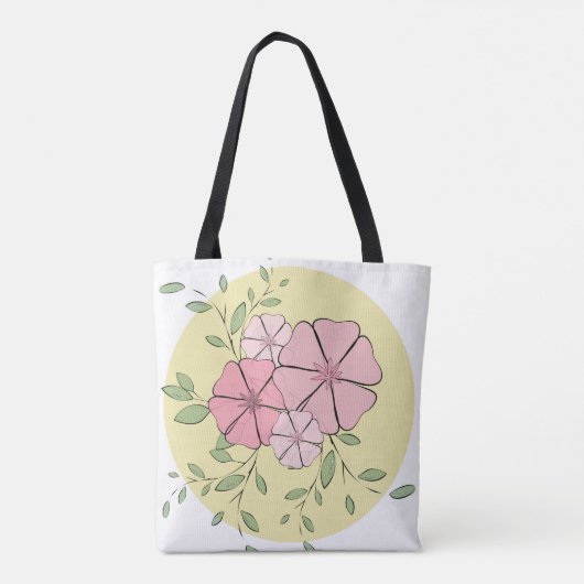 Tote Bag Simplement floral (Dos)