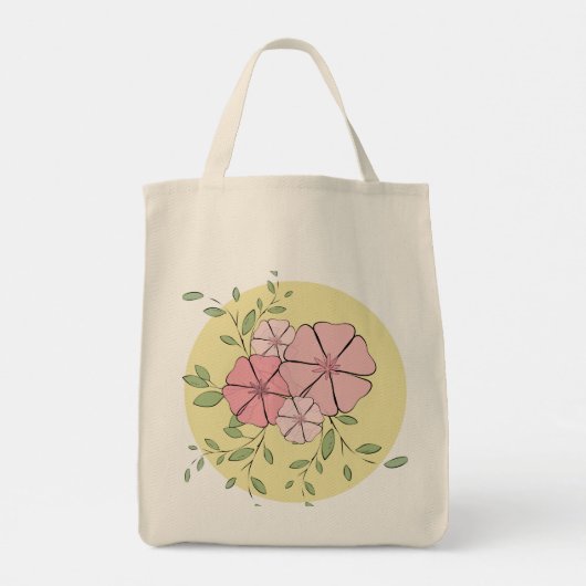 Tote Bag Simplement floral (Dos)