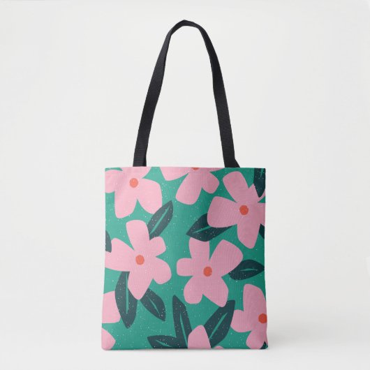 Tote Bag Simplicité florale : Beauté Abstraite (Devant)