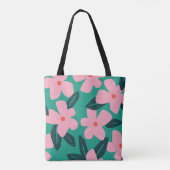 Tote Bag Simplicité florale : Beauté Abstraite (Dos)