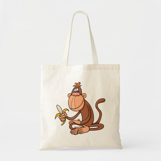 Tote Bag Singe avec la banane (Devant)