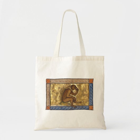 Tote Bag Singe bestiaire médiéval c. 1270 (Devant)