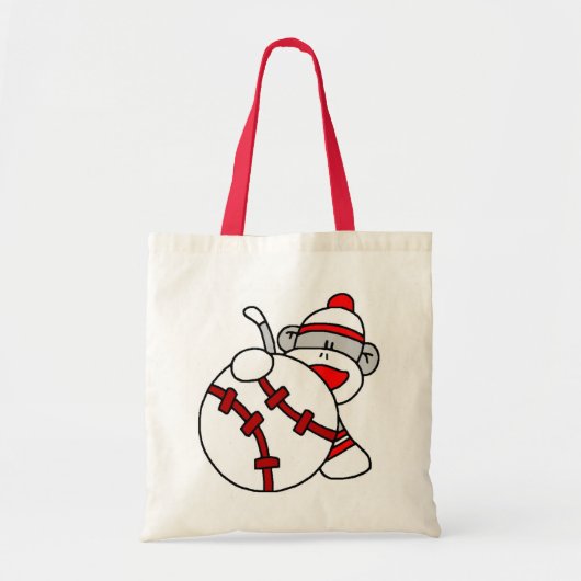 Tote Bag Singe de baseball (Devant)