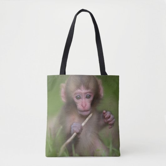 Tote Bag Singe de bébé (Devant)