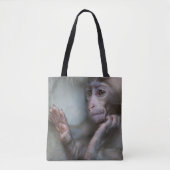 Tote Bag Singe de bébé (Devant)