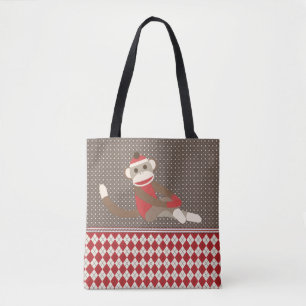 Tote Bag Singe de chaussette