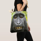 Tote Bag Singe de Macaque crêté (De près)