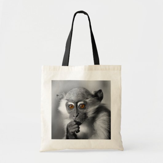 Tote Bag Singe de Mangabey de bébé (Devant)