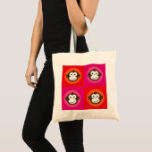 Tote Bag Singe effronté (Devant (produit))