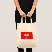 Tote Bag Singe Fourre-tout de Saint-Valentin (Devant (produit))