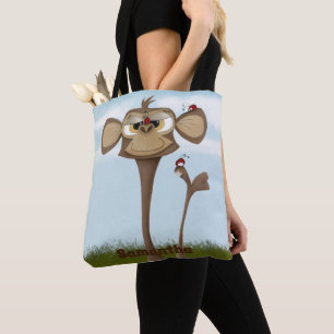 Tote Bag Singe idiot et coccinelles