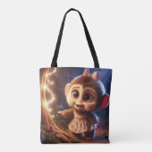 Tote Bag Singe mignon en robe (Dos)