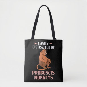 Tote Bag Singe Nasique Drôle Singes au Long Nez