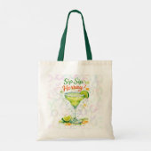 Tote Bag Sip Sip Sip Horray Bubbles Birthday Party (Dos)