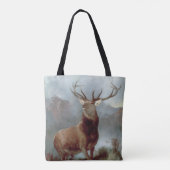 Tote Bag Sir Edwin Landseer | Monarque du Glen, 1851 (Dos)