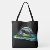 Tote Bag Sirène avec dauphins (Dos)