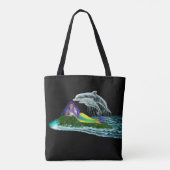 Tote Bag Sirène avec dauphins (Dos)