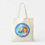 Tote Bag Sirène coupée sous la mer (Dos)