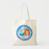 Tote Bag Sirène coupée sous la mer (Devant)