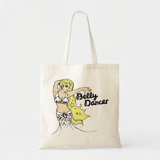 Tote Bag Sirène de danse du ventre (Devant)