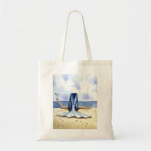 Tote Bag Sirène de margarita de plage de Camille Grimshaw (Devant)