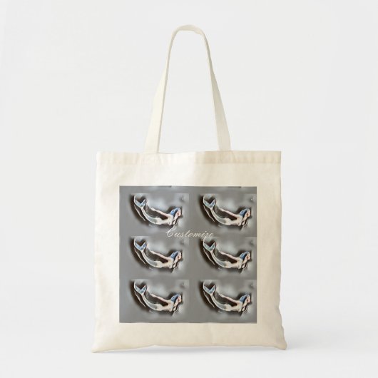Tote Bag Sirène de natation Thunder-Cove Grey (Devant)