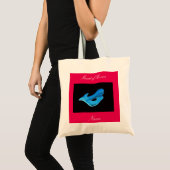 Tote Bag Sirène d'honneur bleue (Devant (produit))