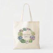 Tote Bag Sirène d'information de couronne succulente ID517 (Devant)