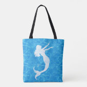 Tote Bag Sirène Fourre-tout de bébé de l'eau (Dos)