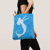 Tote Bag Sirène Fourre-tout de bébé de l'eau (De près)
