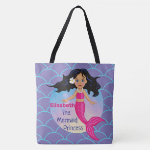 Tote Bag Sirène Magique Sous La Mer Anniversaire