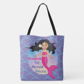 Tote Bag Sirène Magique Sous La Mer Anniversaire (Dos)