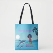Tote Bag Sirène personnalisée (Devant)