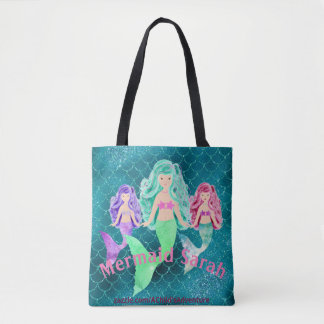 Tote Bag Sirène personnalisée