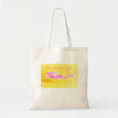 Tote Bag sirène rose (Devant)