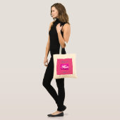 Tote Bag Sirène rose (Devant (modèle))