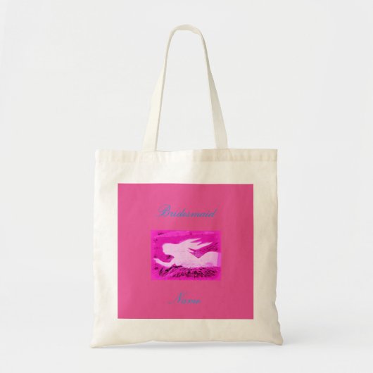 Tote Bag Sirène rose (Devant)