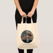 Tote Bag Sirène ultramarine (Devant (produit))