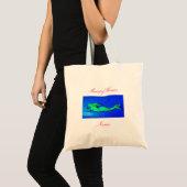 Tote Bag Sirène verte d'honneur (Devant (produit))