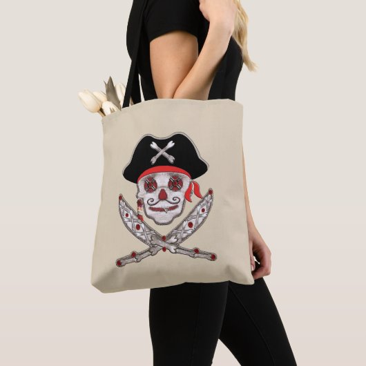 Tote Bag Sisal Pirate (De près)
