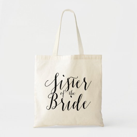Tote Bag Sister of the bride wedding (Devant)