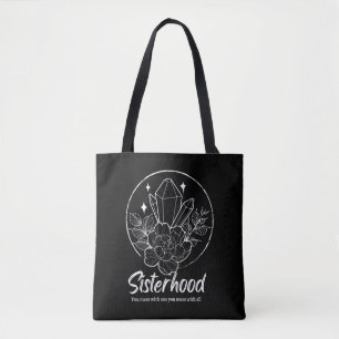 Tote Bag Sisterhood Spells : Empower Witchy Design
