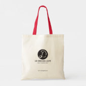 Tote Bag Site Web du logo de l'entreprise personnalisable (Dos)